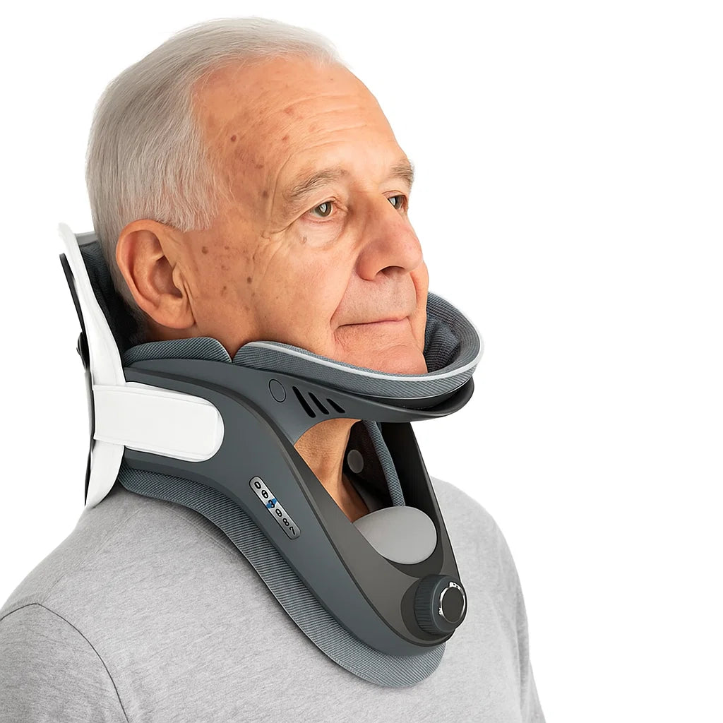 Wireless Neck Stretcher – Cervical Traction & Posture Support for Elderly