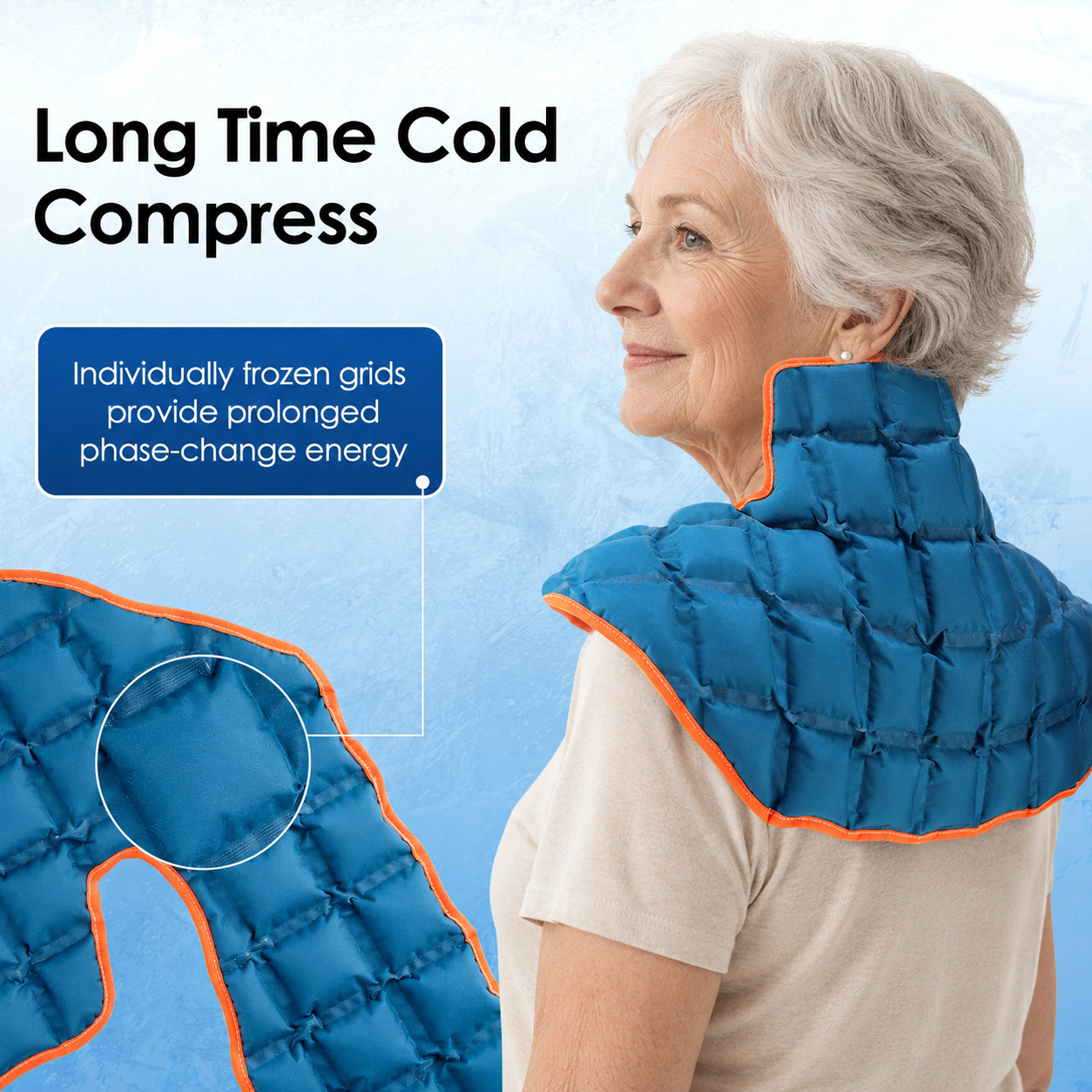 Reusable Hot & Cold Therapy Ice Pack Wrap - for Seniors