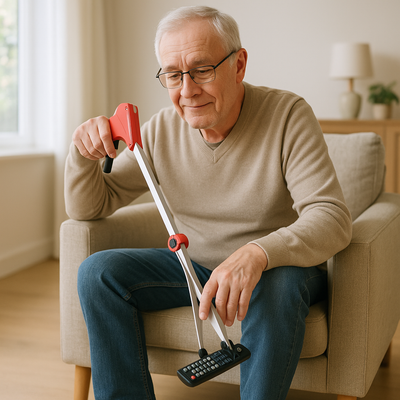 Foldable Reacher Grabber – Extra Reach & Secure Grip for Seniors