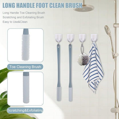 ergonomic foot cleaning tool
