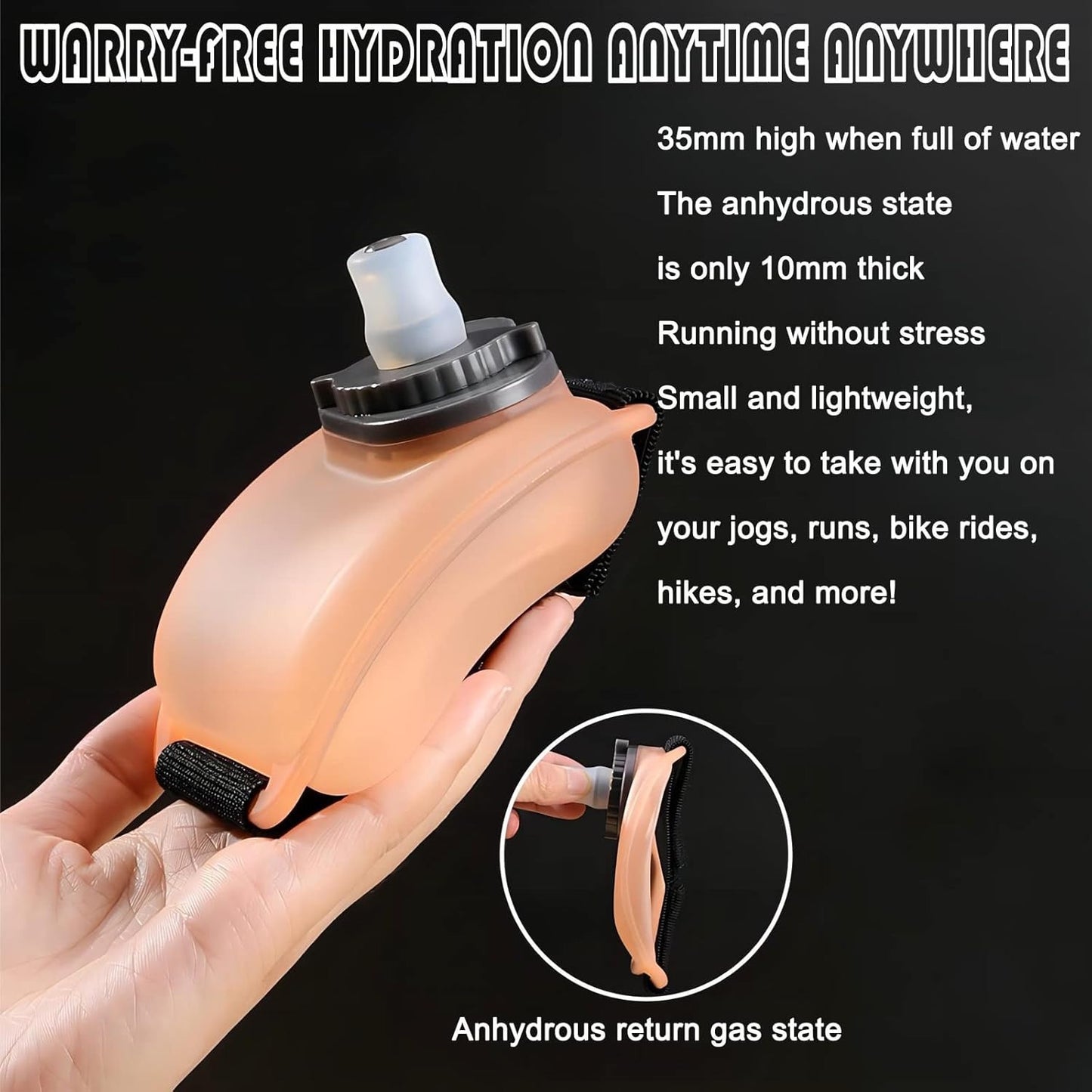 Portable Wristband Water Bottle for Seniors – Hands-Free Hydration