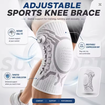 Professional Knee Brace Patella Support Joint Pain Relief Meniscus Support Compression Sleeve for Running Basketball Men Women