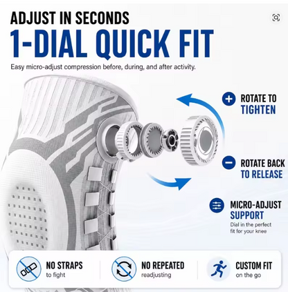 Professional Knee Brace Patella Support Joint Pain Relief Meniscus Support Compression Sleeve for Running Basketball Men Women