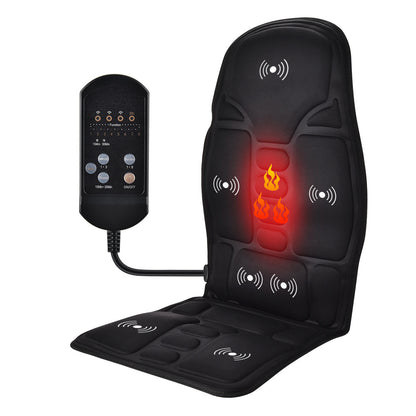 Full Body Electric Massage Seat Cushion |  Heated Vibration Massager for Car & Office