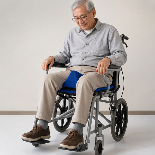 Elderly Wheelchair Cushion | Anti-Fall Positioning Pad with Hip Support