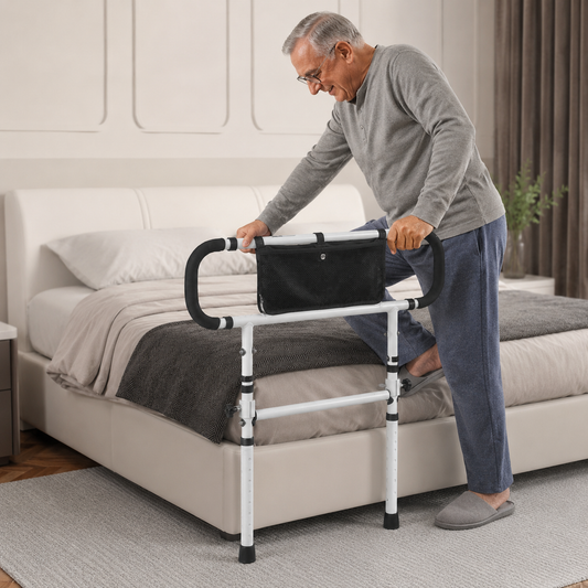 Bed Safety Rail for Elderly Adults – 180° Foldable Senior Bed Rail