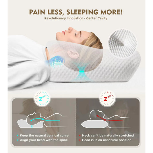 Orthopedic Cervical Support Pillow For Neck & Shoulder Care
