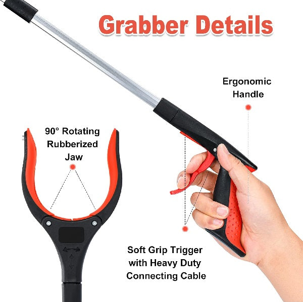 short reach grabber for car and kitchen